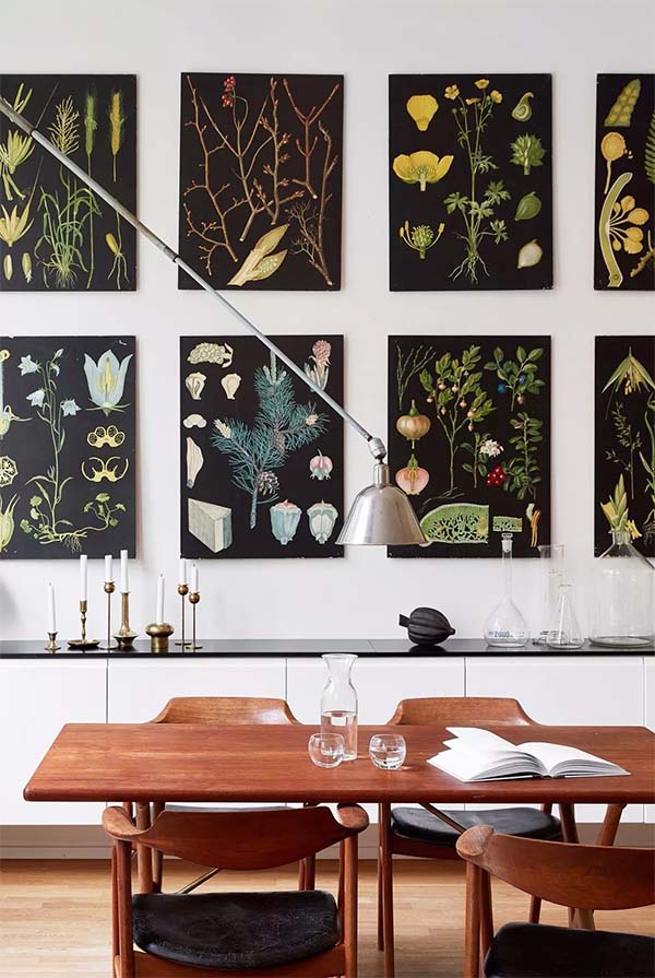 Various seasonal decorations with autumn accents