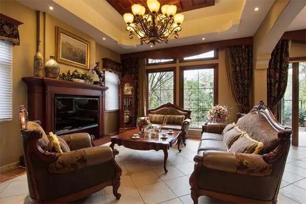 American country interior design style