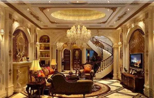 Classical European interior style