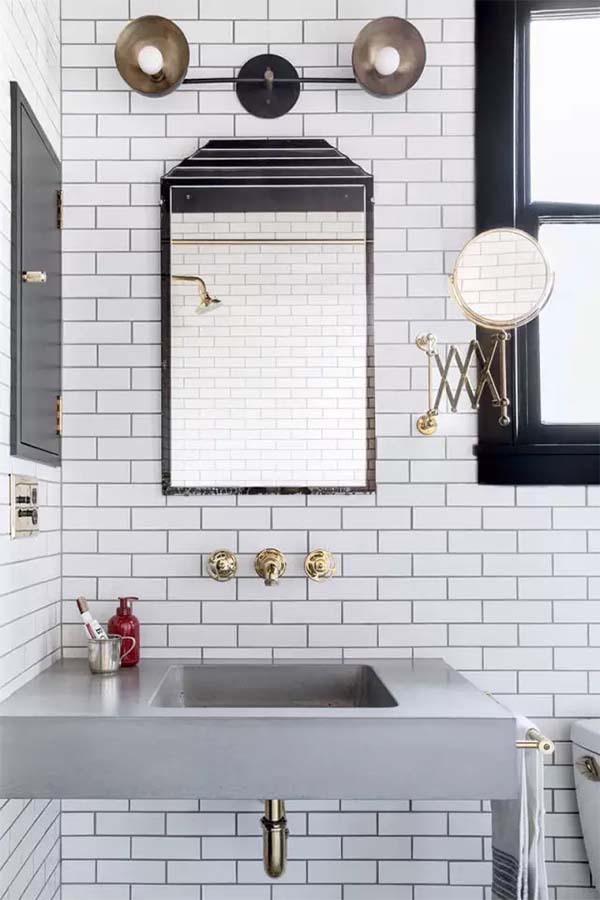 Concrete vanity