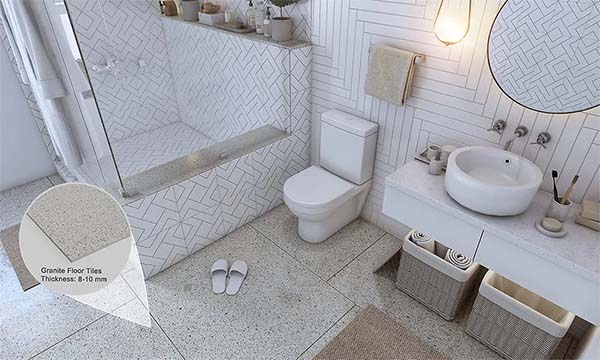 Granite flooring