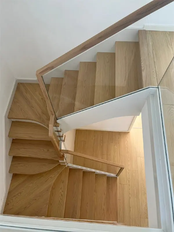 Wooden flooring for stairs