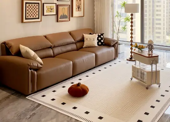 leather sofa