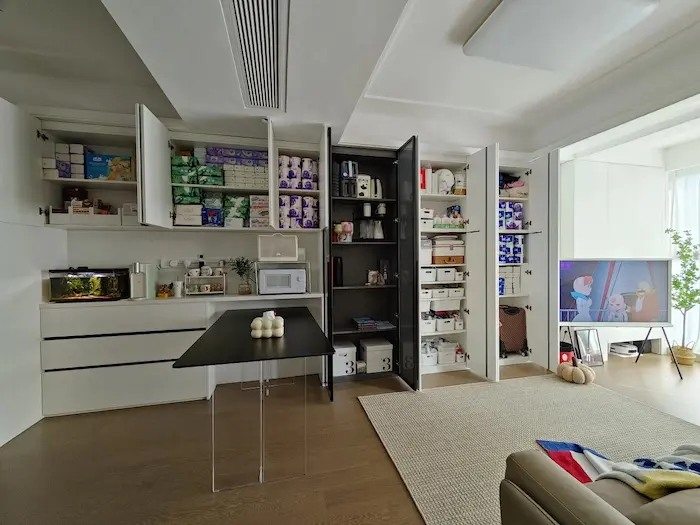 open shelf