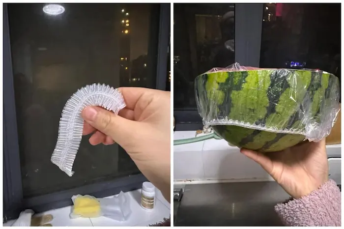 cling film cover