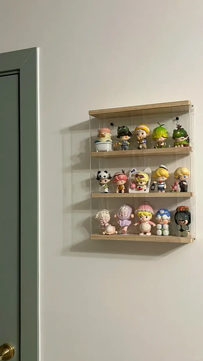 Living room wall storage
