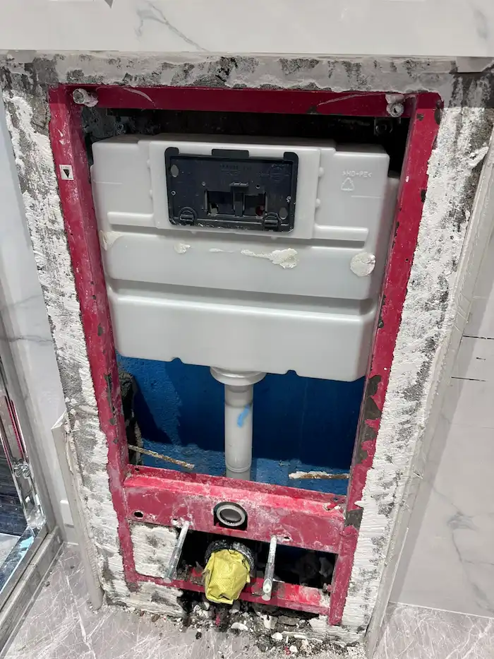 do not install wall-mounted toilet - looks good, but more hidden dangers